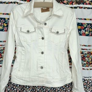 Levi’s White Size M Jean Jacket